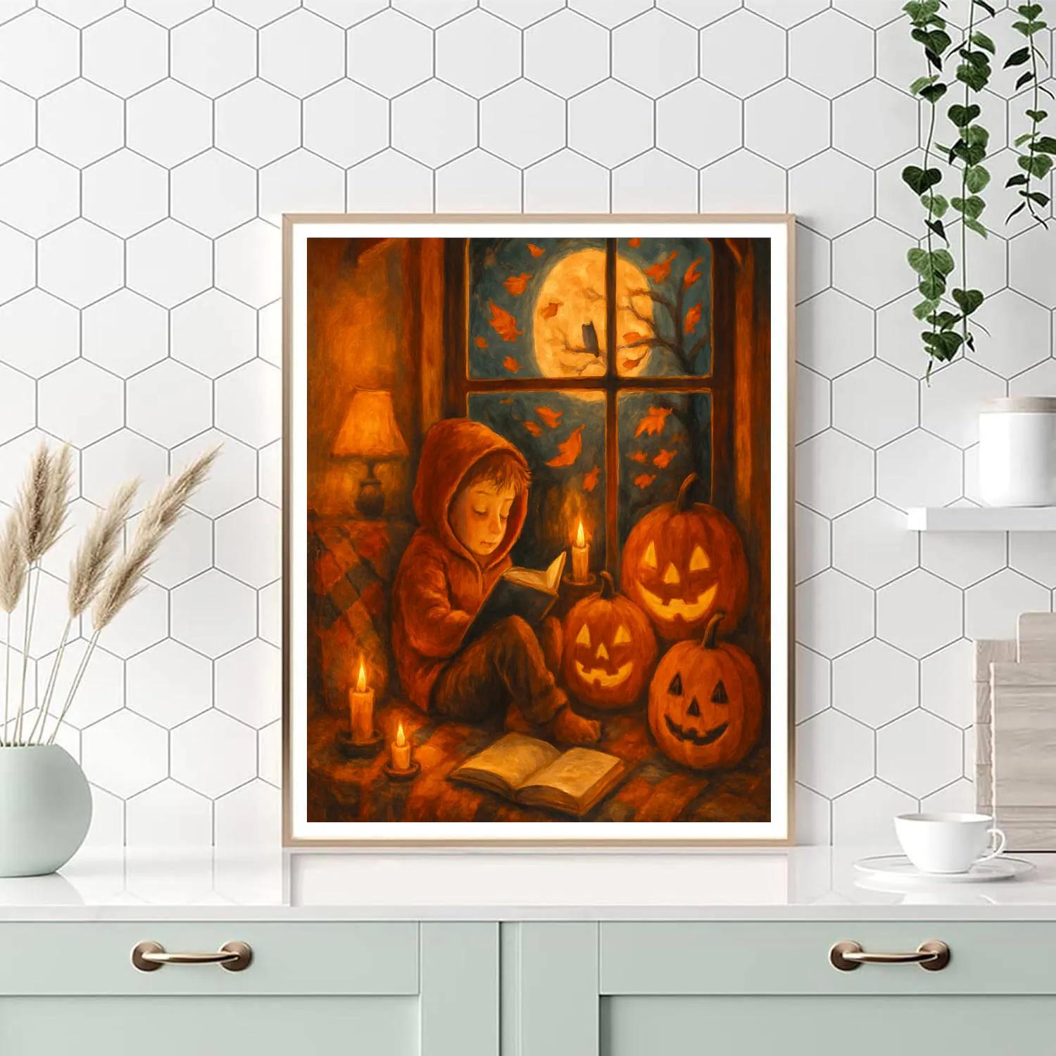 Harvest Moon Book Nook Numbered painting kits