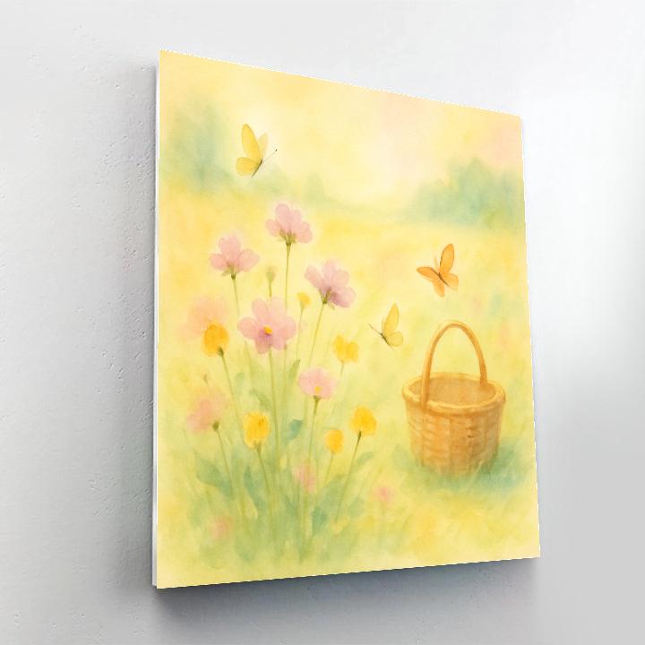 Flower Meadow Breeze Painting by numbers kit