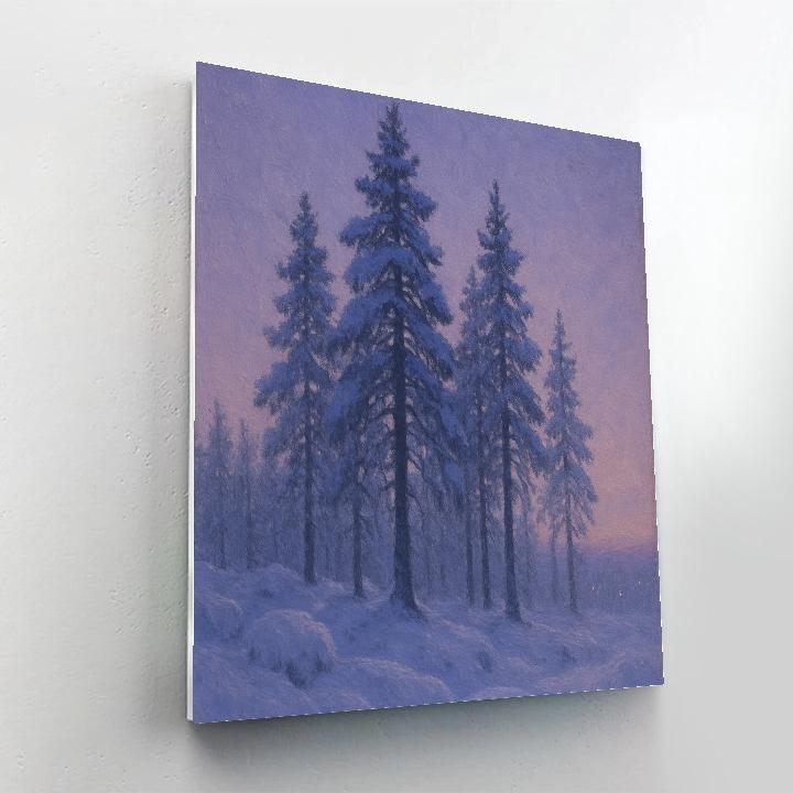 Pine Ridge At Lavender Dusk paint by numbers