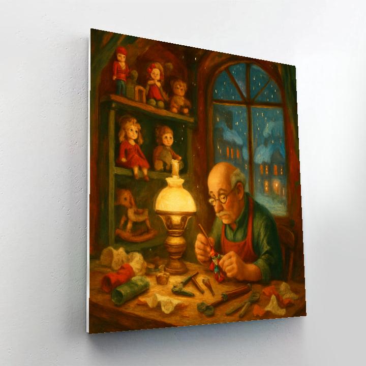 Toymaker Workshop Surprise Paint by numbers kits