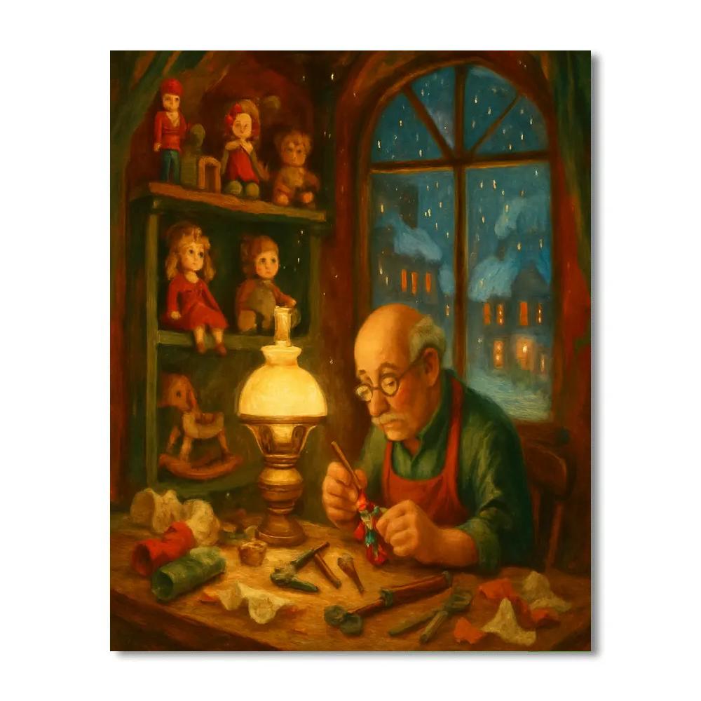 Toymaker Workshop Surprise Paint by numbers kits