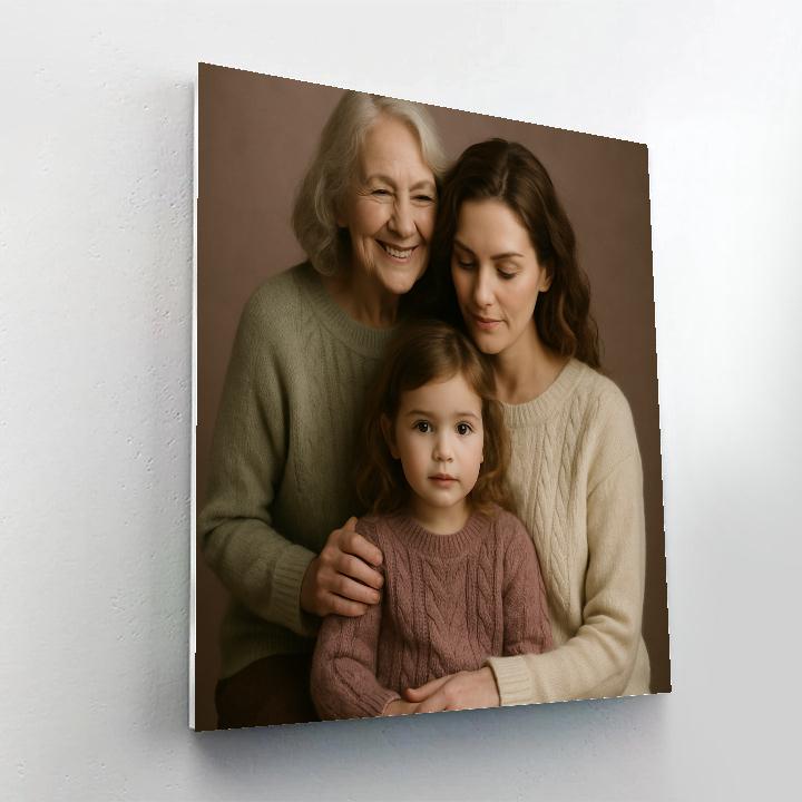 Grandmother Mother And Child Generations DIY paint by numbers