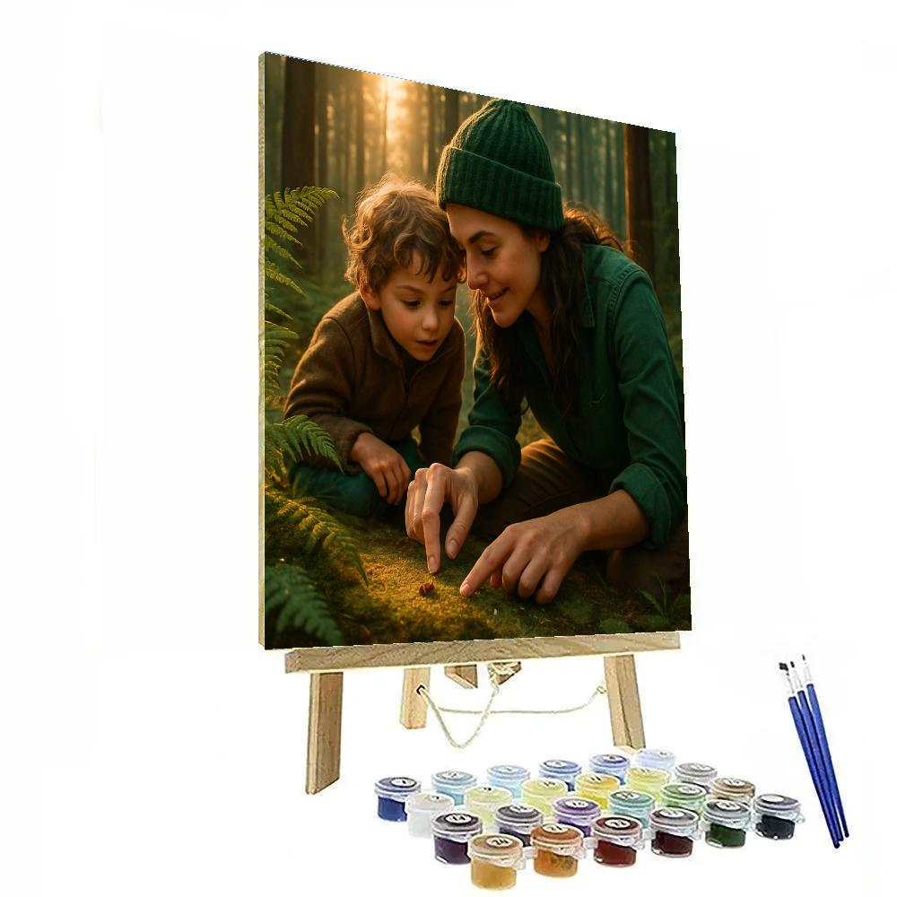 Mother And Child Forest Adventure paint by numbers