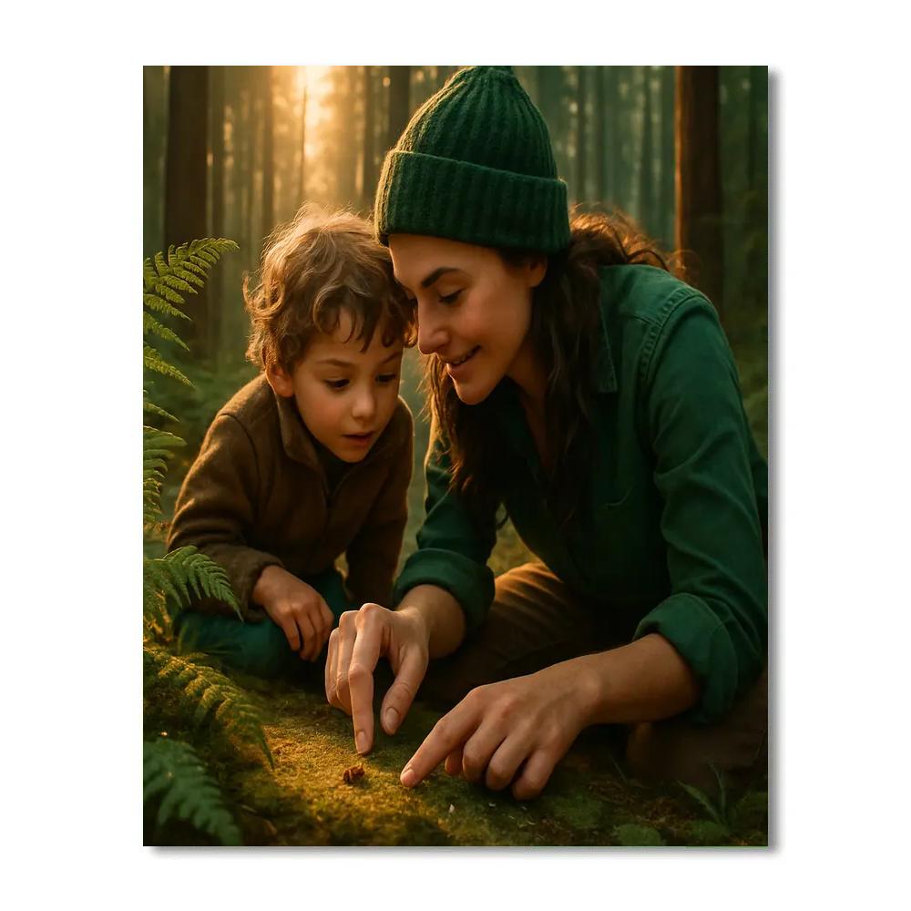 Mother And Child Forest Adventure paint by numbers