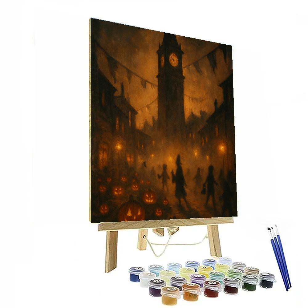 Clocktower Shadows painting number kit