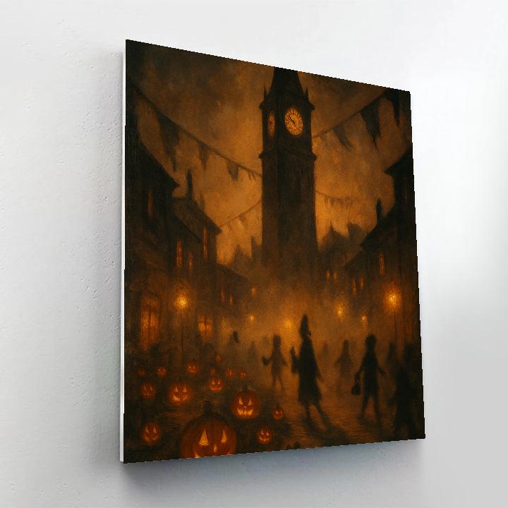 Clocktower Shadows painting number kit