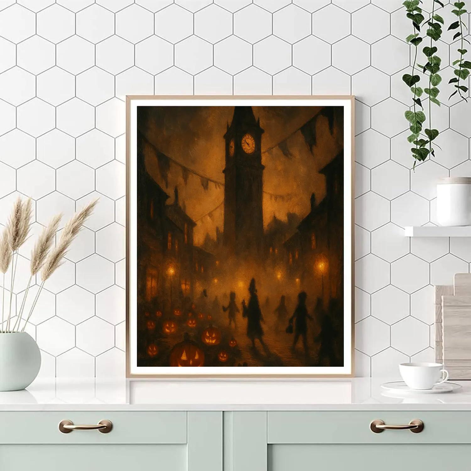 Clocktower Shadows painting number kit