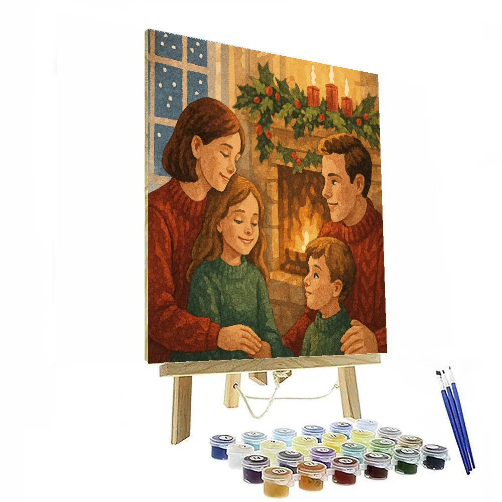 Hollylit Hearth Harmony Number painting