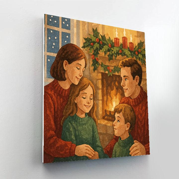 Hollylit Hearth Harmony Number painting