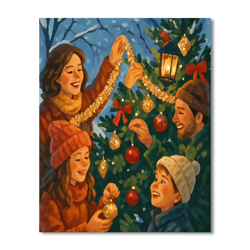 Twilight Tinsel Tradition Paint by numbers kits