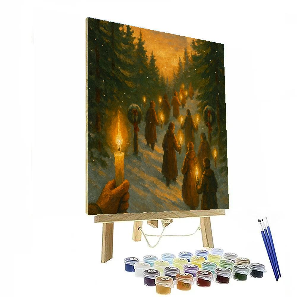 Cedar Ridge Candle Parade paint by color