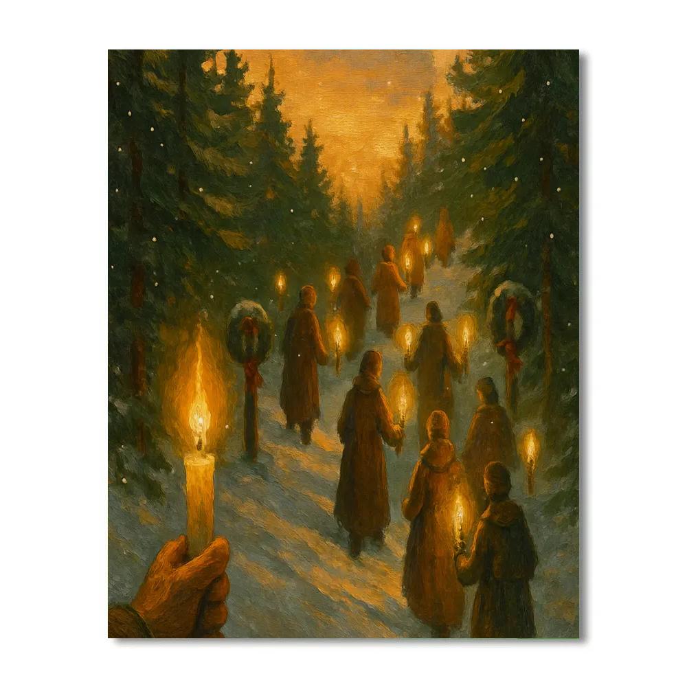 Cedar Ridge Candle Parade paint by color