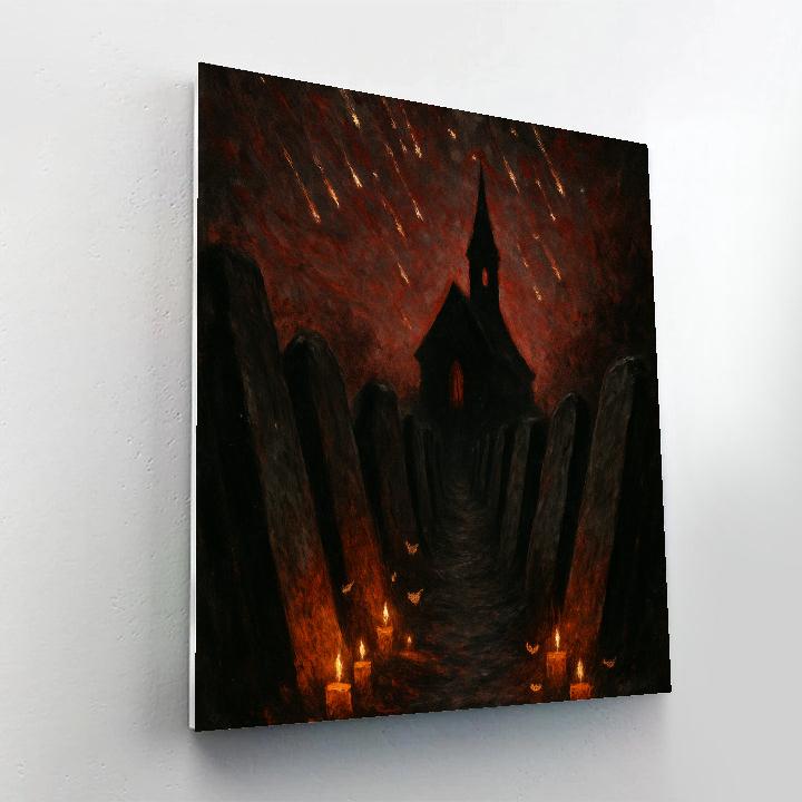 Starlit Grave Lane paint by numbers