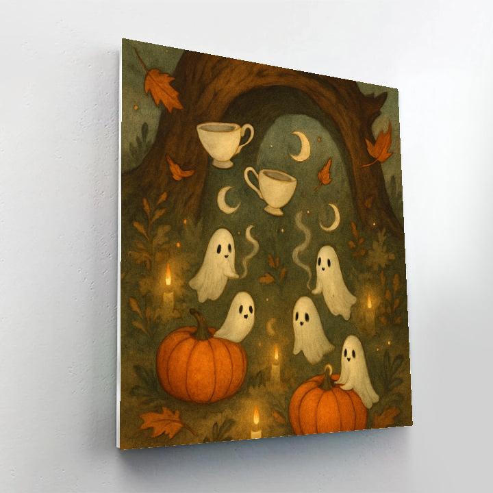 The Hollow Tea Party Number painting