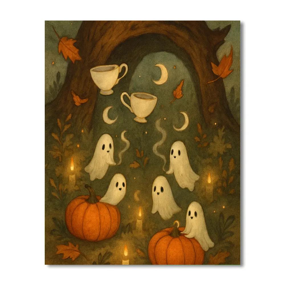 The Hollow Tea Party Number painting