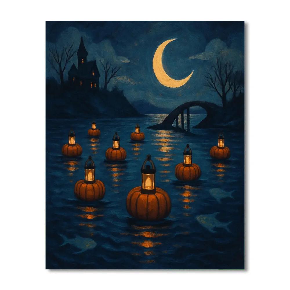 Crescent Bay Pumpkin Fleet paint by color