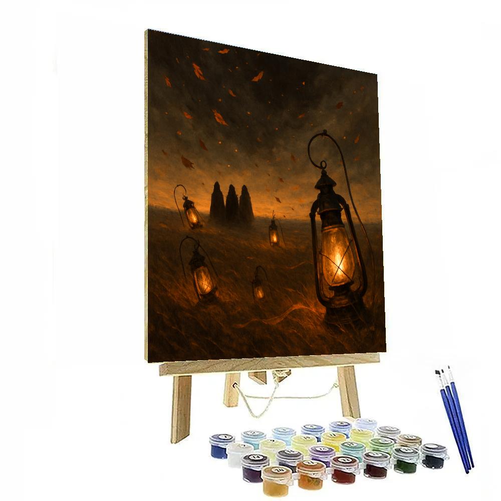 Windswept Lantern Plains paint by number