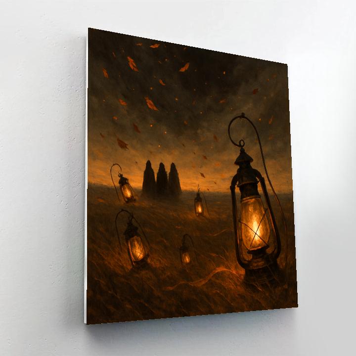 Windswept Lantern Plains paint by number