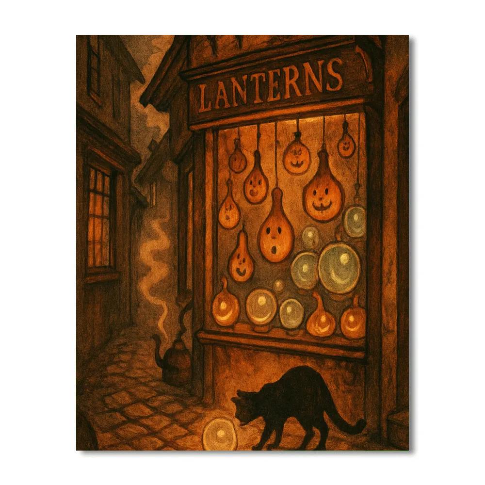 The Lanternmakers Lane Numbered painting kits