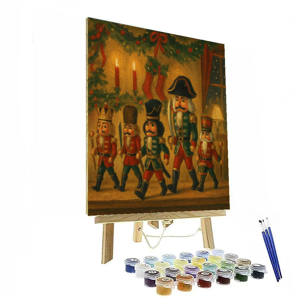 Hearthside Nutcracker Parade Number painting