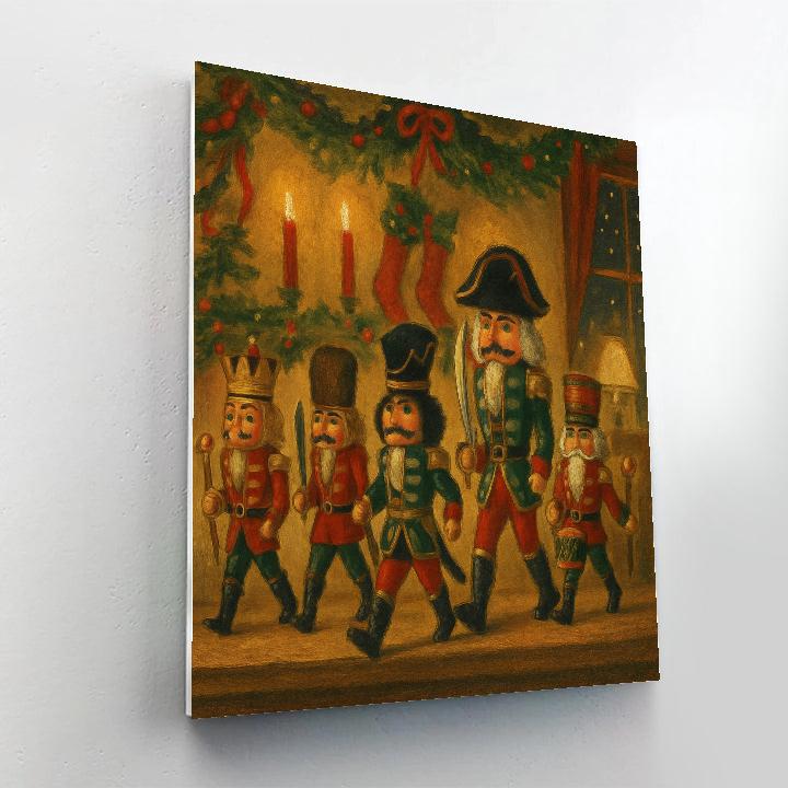 Hearthside Nutcracker Parade Number painting