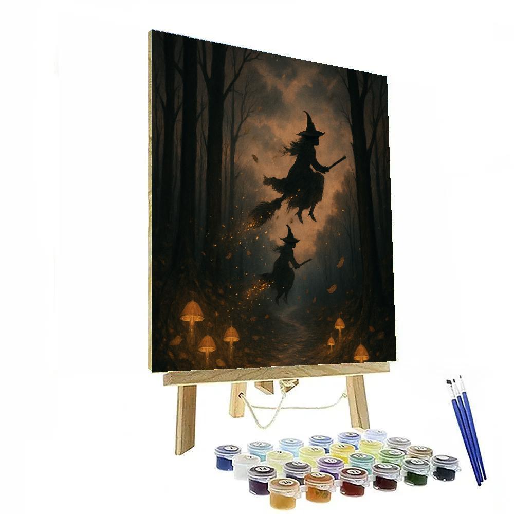 Moonlit Witchwood Path Painting by numbers kit