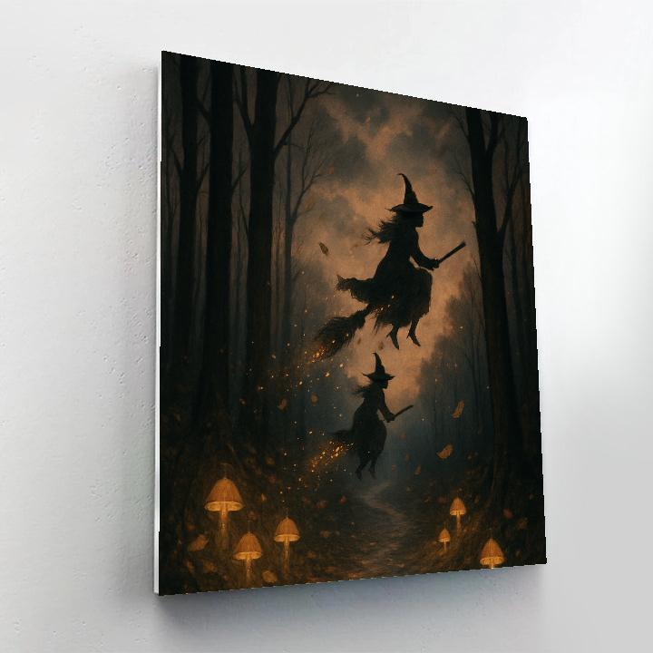 Moonlit Witchwood Path Painting by numbers kit