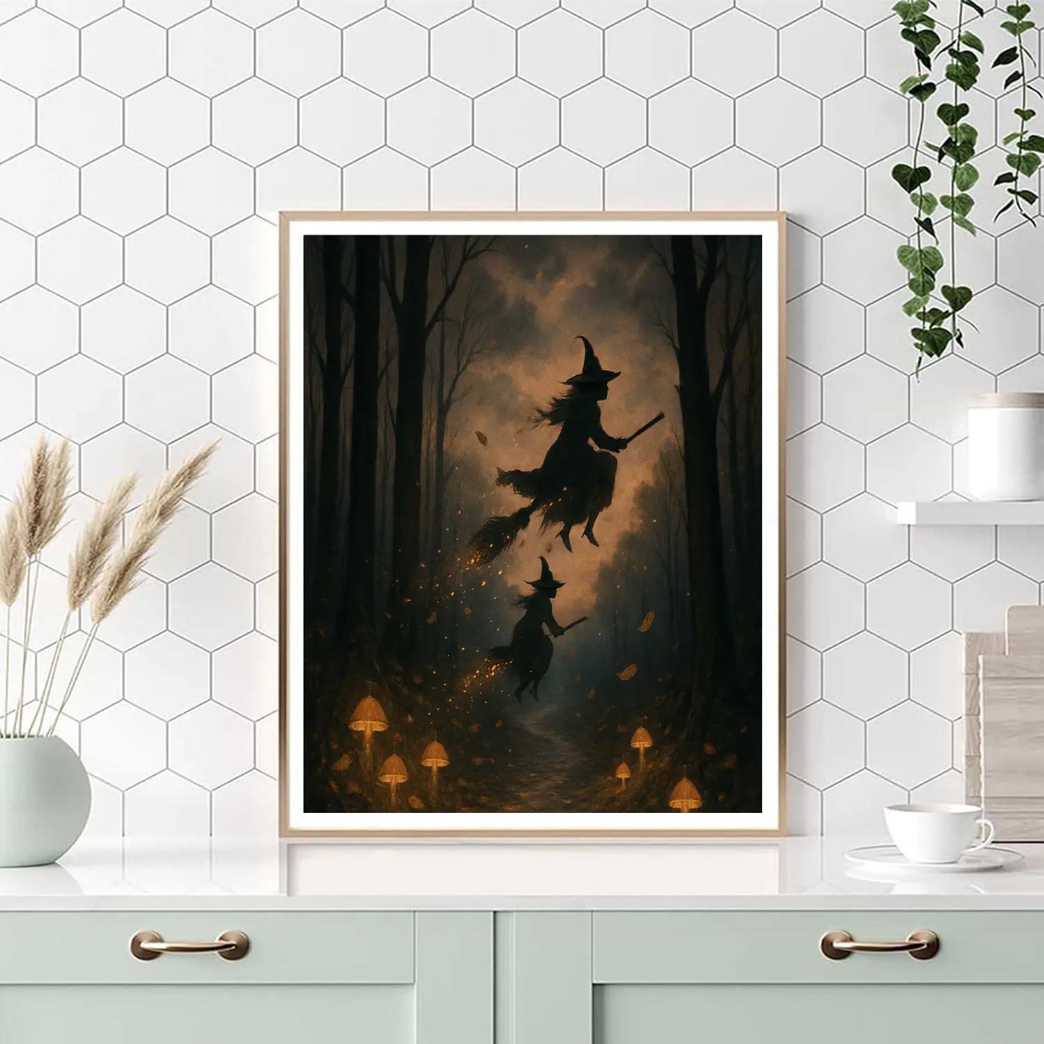 Moonlit Witchwood Path Painting by numbers kit