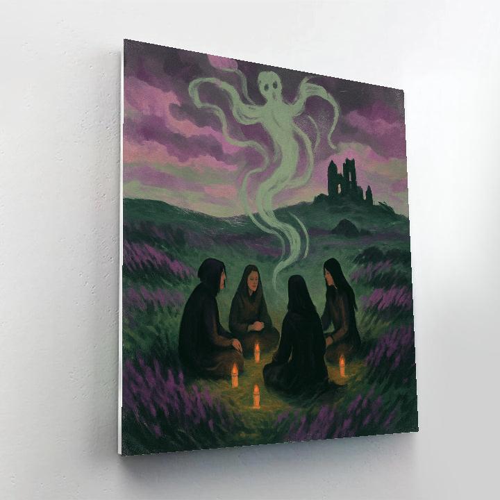Seance On The Moor Number painting