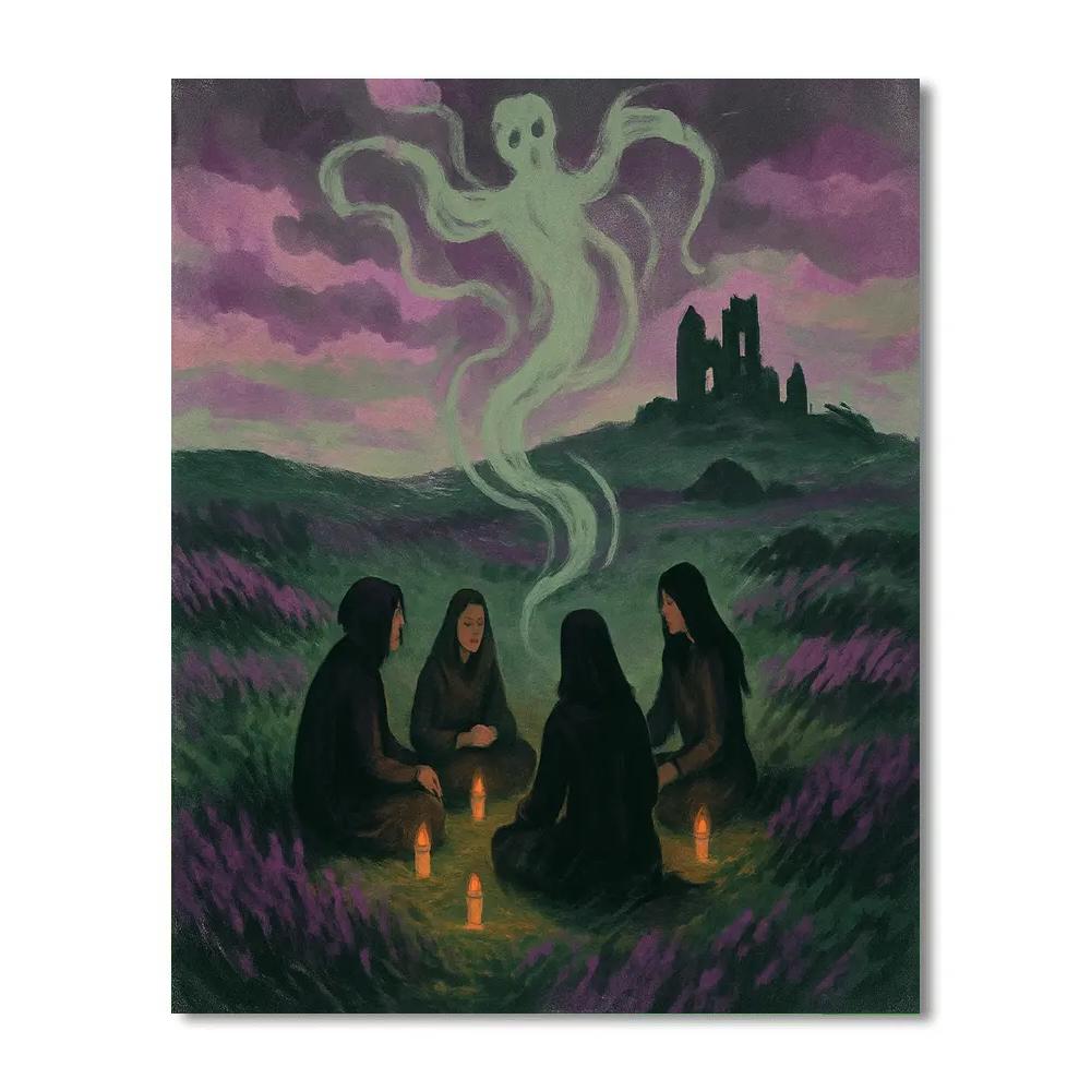 Seance On The Moor Number painting