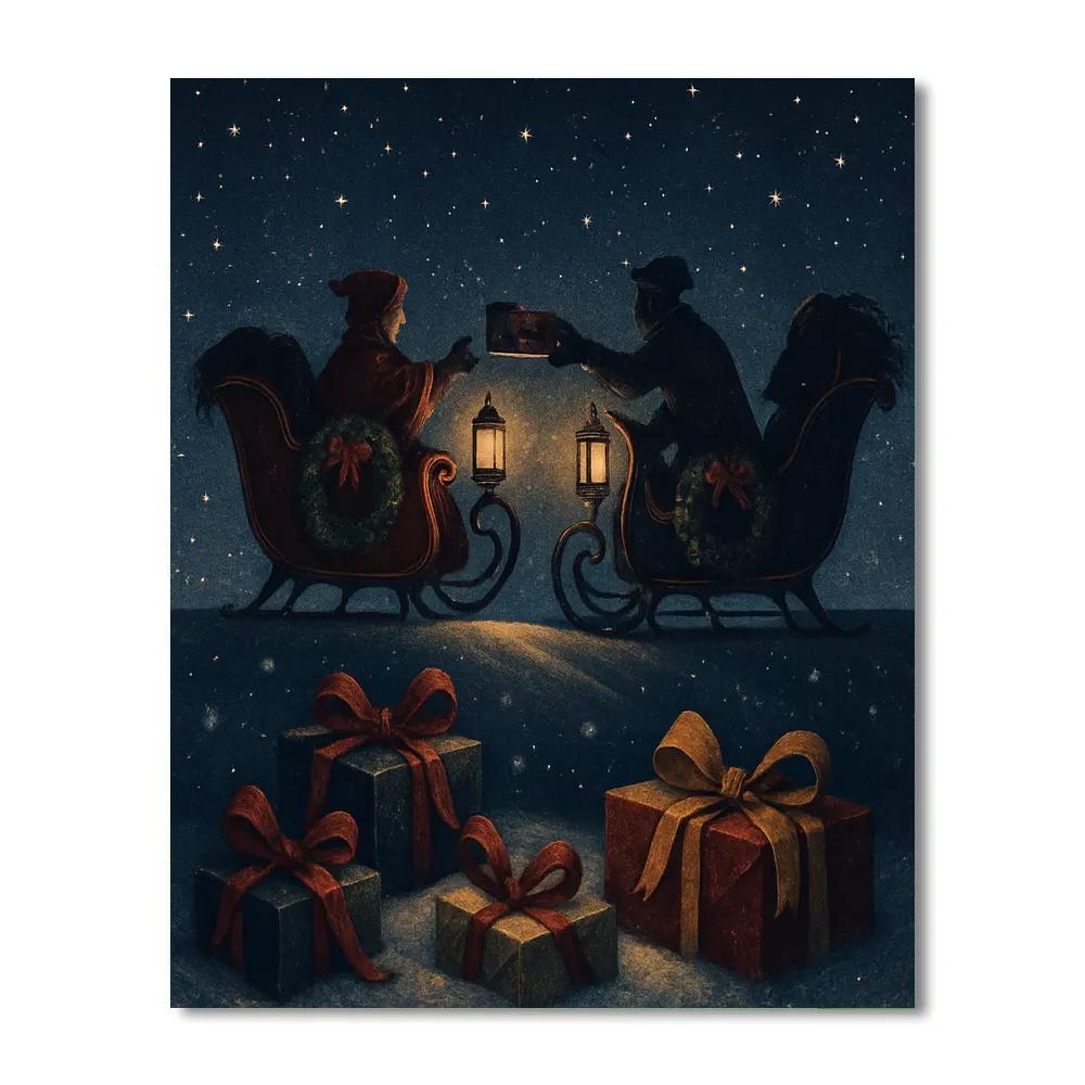 Velvet Night Sleigh Exchange paint by color