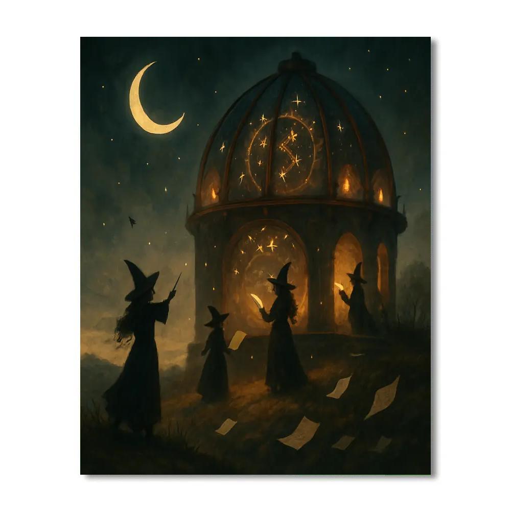 Witchlight Observatory painting number kit