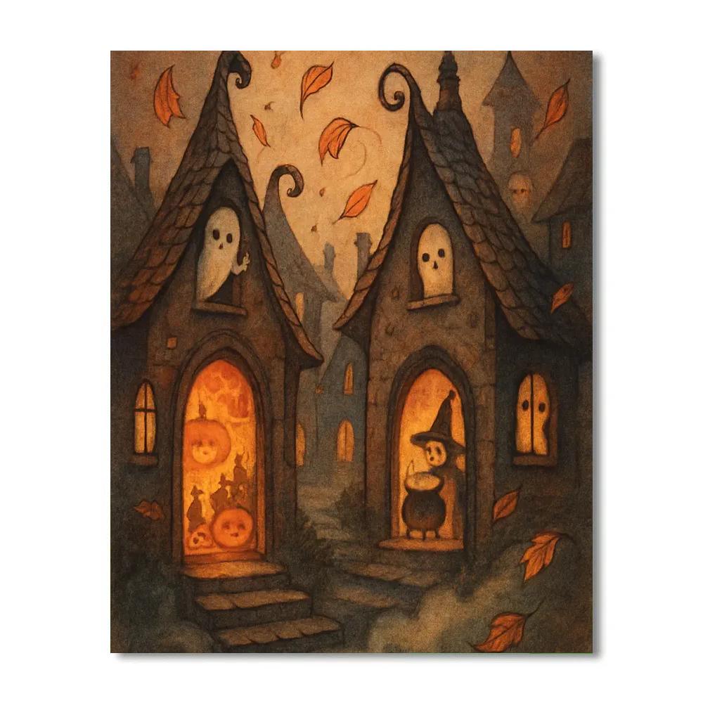 Foglamp Alley Of Tiny Fables paint by numbers