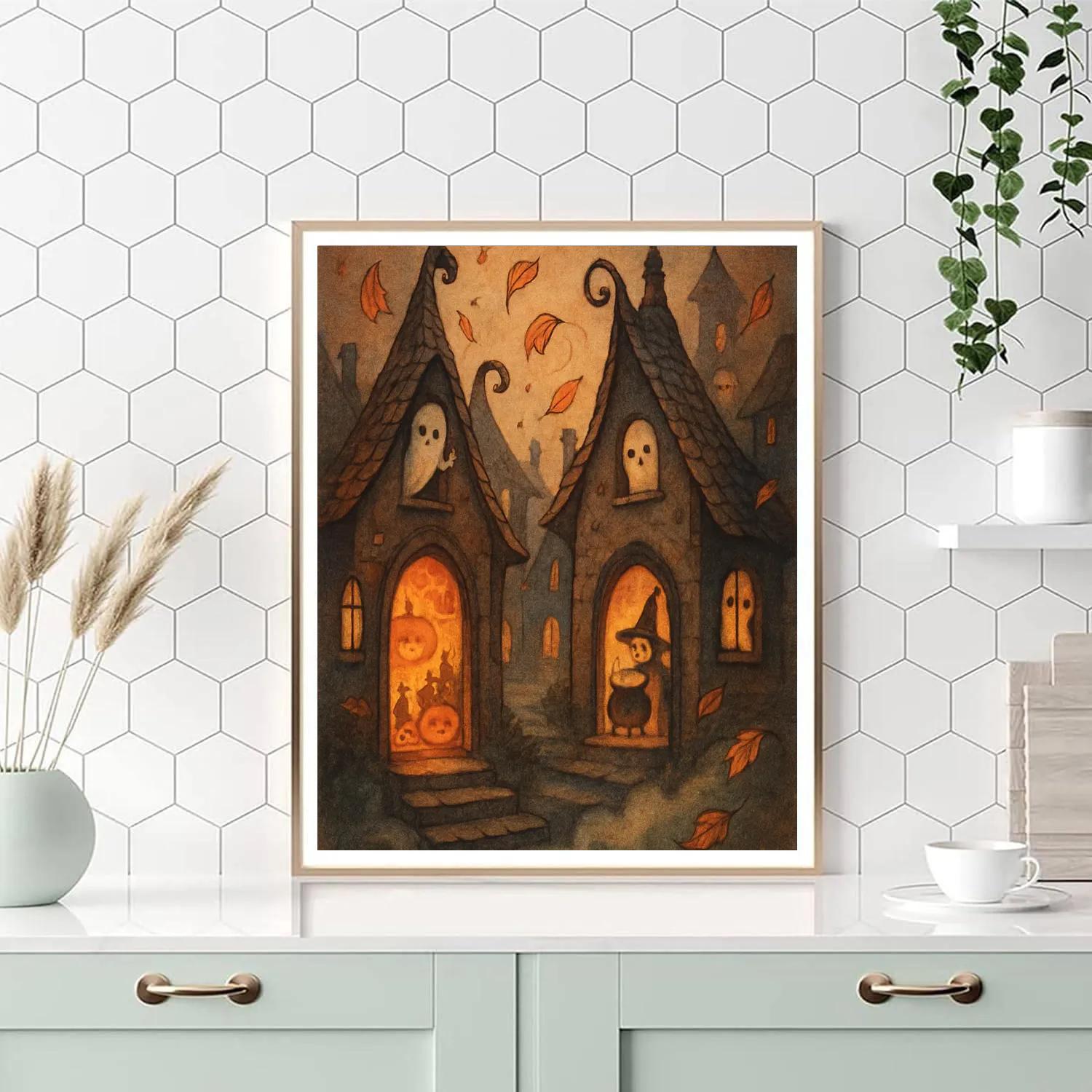 Foglamp Alley Of Tiny Fables paint by numbers