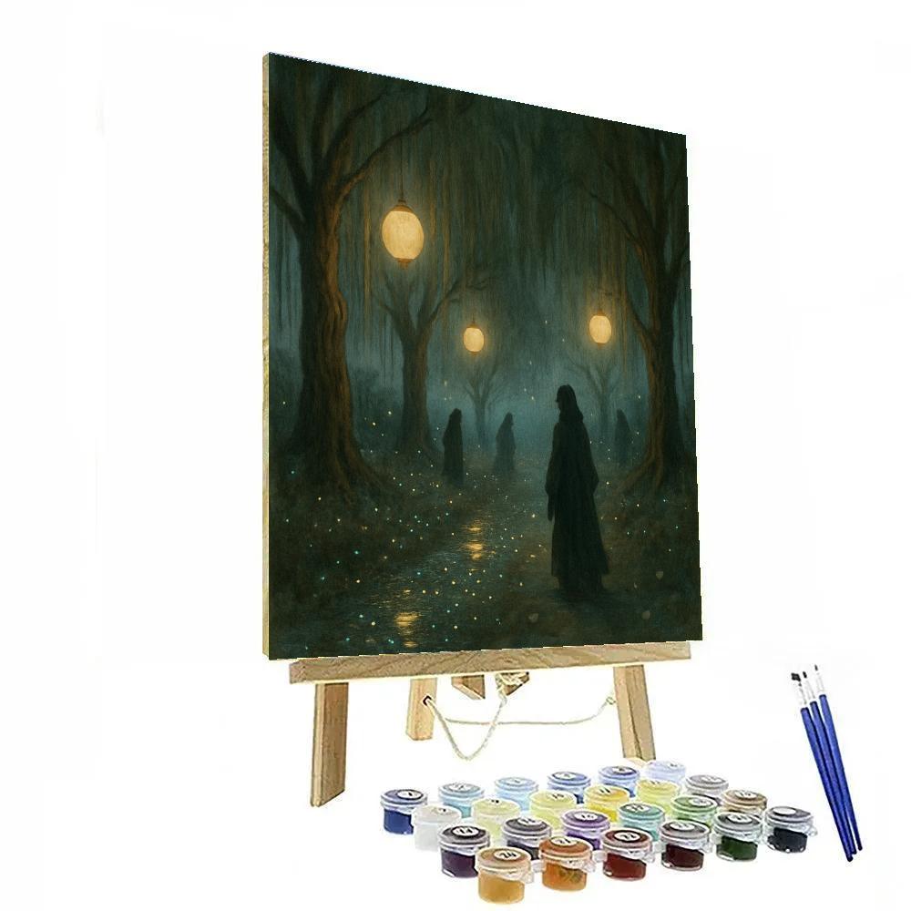 Willow Lantern Lane Numbered painting kits