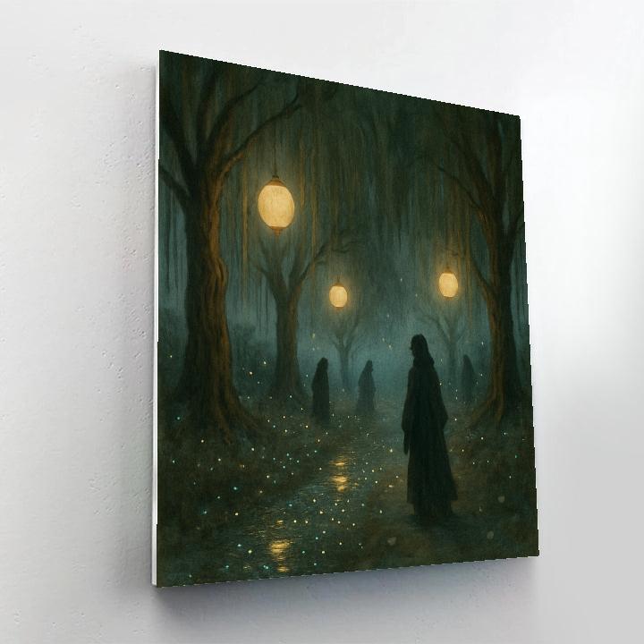 Willow Lantern Lane Numbered painting kits