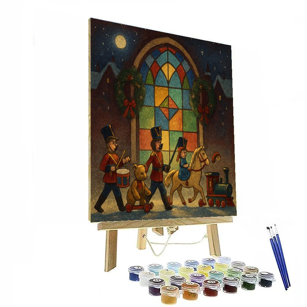 Starglass Window Toy Parade Number painting