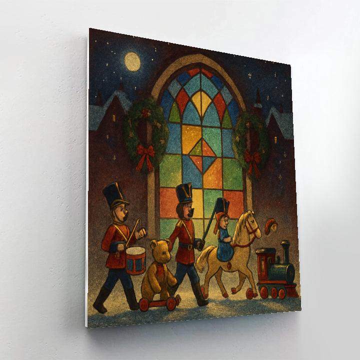 Starglass Window Toy Parade Number painting