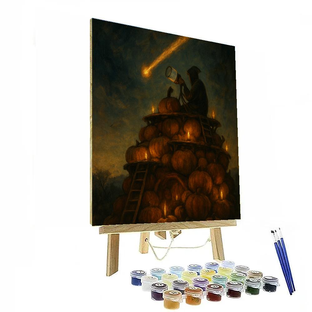 The Pumpkin Observatory Paint by numbers kits
