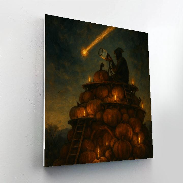 The Pumpkin Observatory Paint by numbers kits