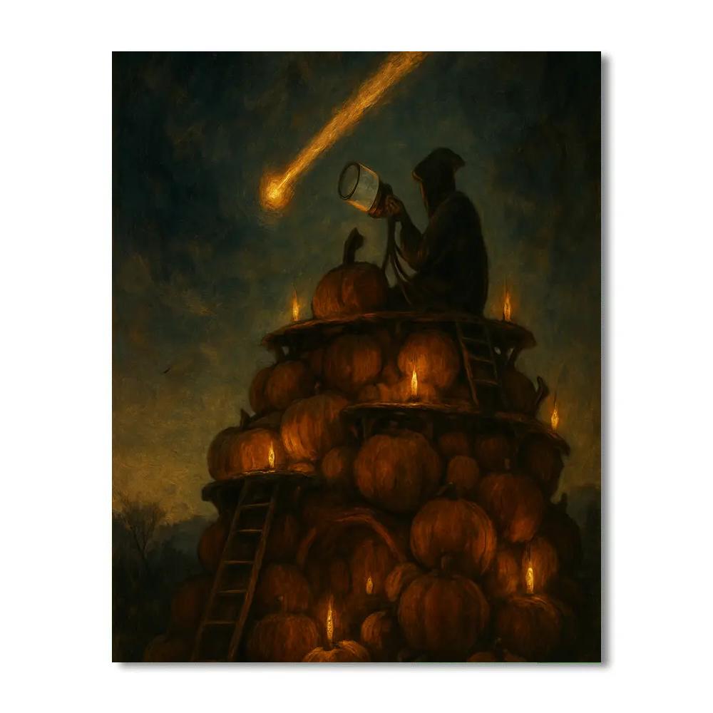 The Pumpkin Observatory Paint by numbers kits