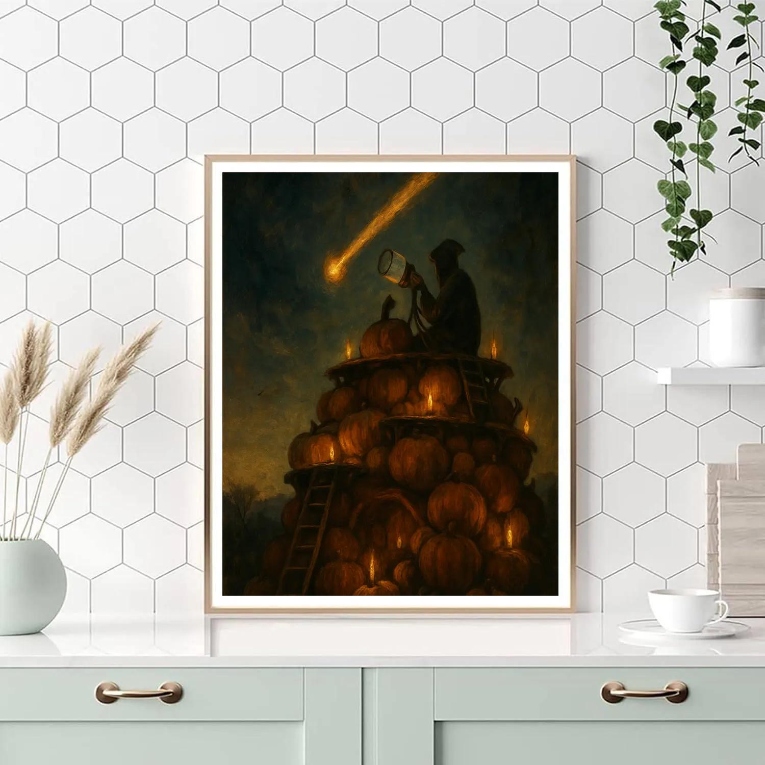 The Pumpkin Observatory Paint by numbers kits