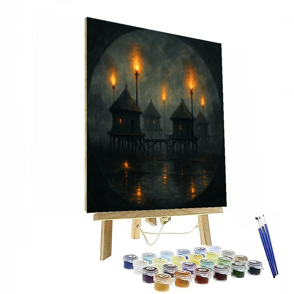 Marshlight Keepers Painting by numbers kit