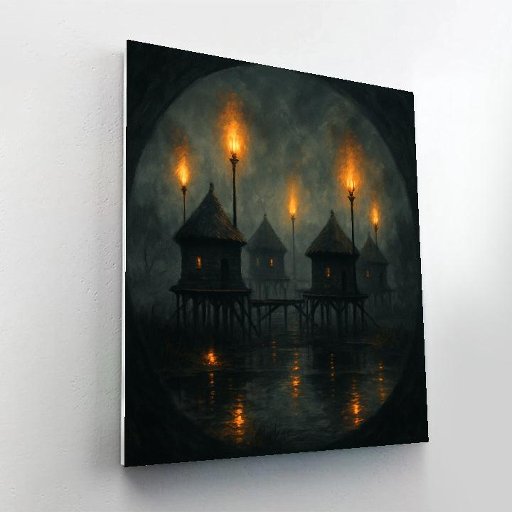 Marshlight Keepers Painting by numbers kit