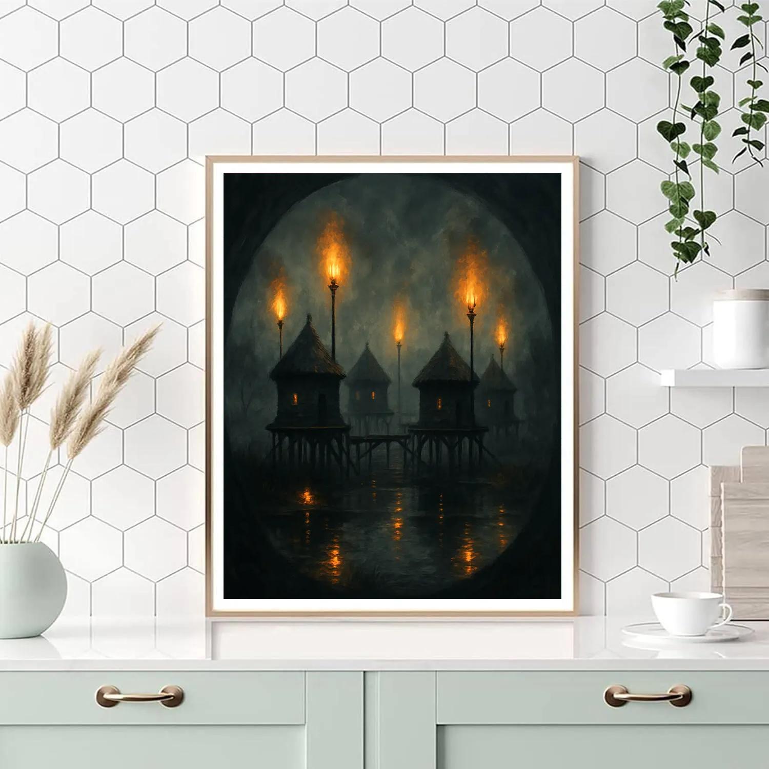 Marshlight Keepers Painting by numbers kit