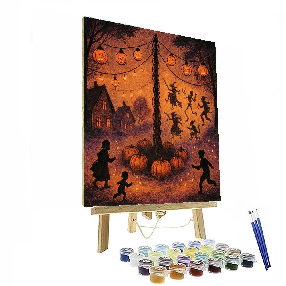 Lanterned Hollow Festival Paint by numbers kits
