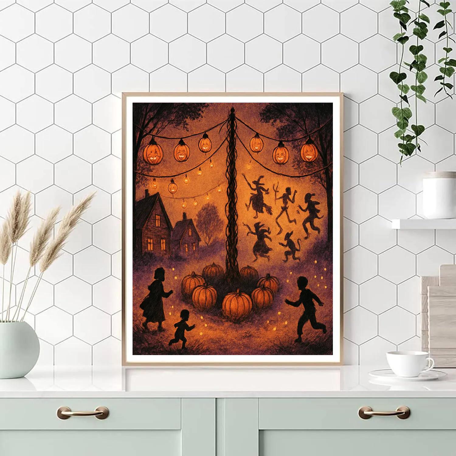 Lanterned Hollow Festival Paint by numbers kits