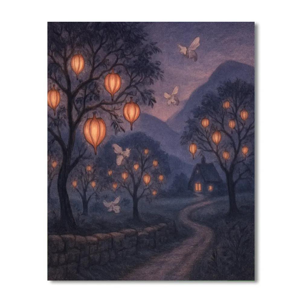 The Gloaming Orchard paint by number