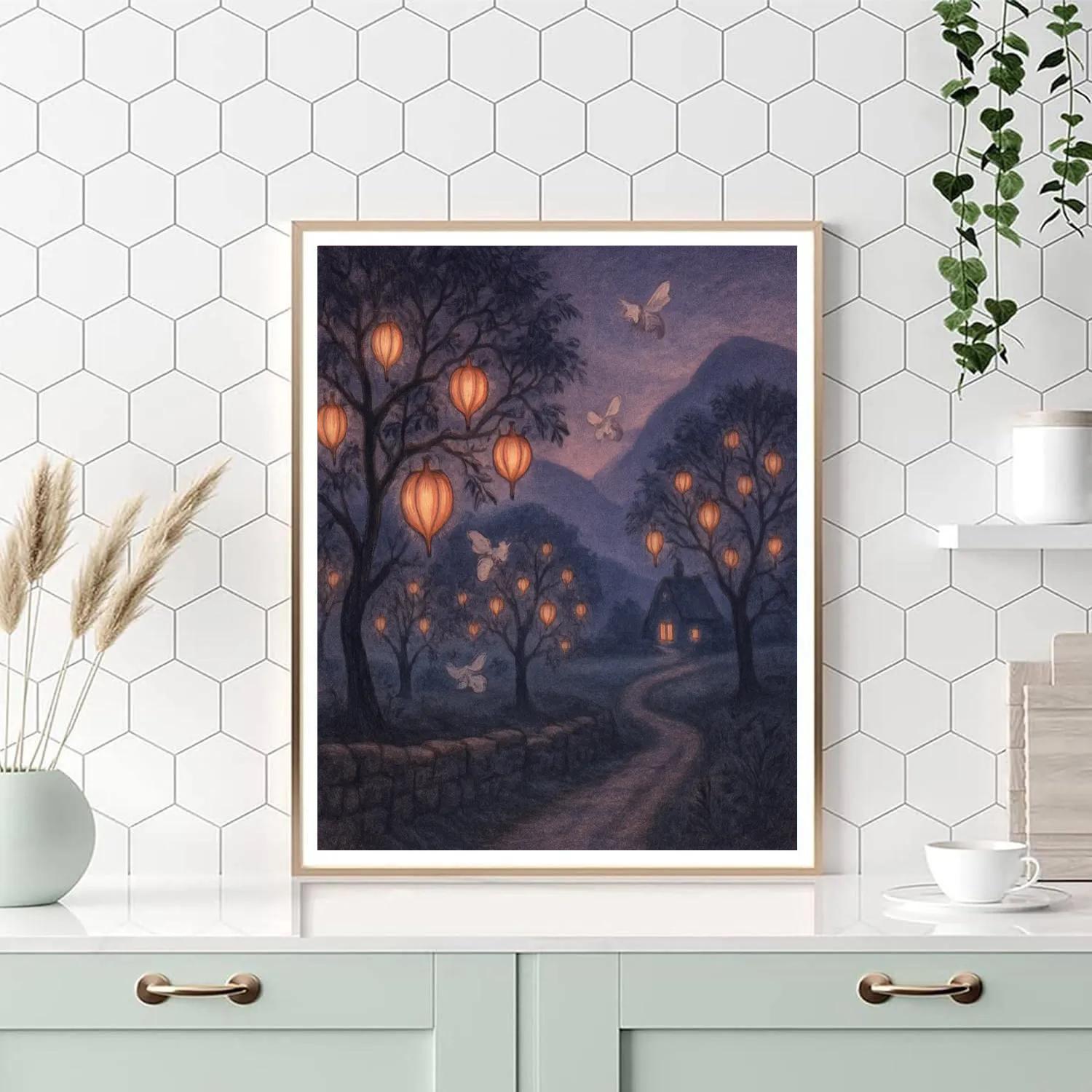 The Gloaming Orchard paint by number