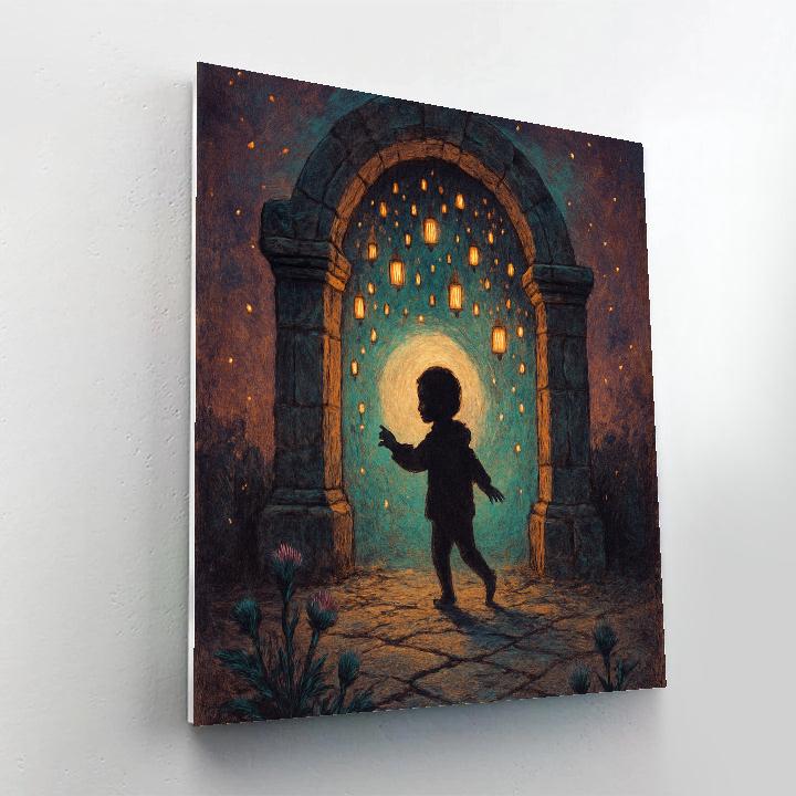 The Lantern Gate Of Thistledown Number painting